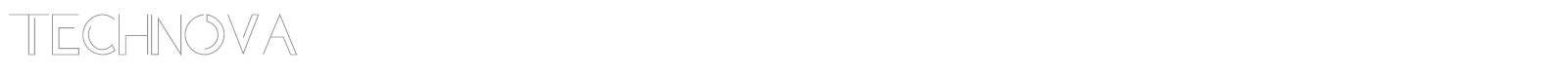 Technova font preview